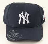 Aroldis Chapman Signed New York Yankees Hat Inscribed"105.1 MPH"(JSA COA) Closer