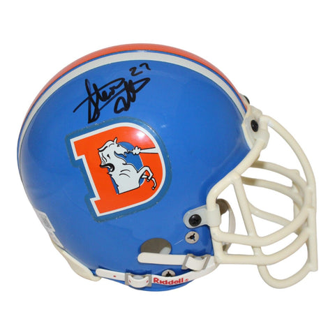 Steve Atwater Autographed Denver Broncos VSR4 Authentic Mini Helmet BAS 44121