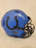 JONATHAN TAYLOR SIGNED INDIANAPOLIS COLTS RAVE SPEED REPLICA HELMET FANATICS
