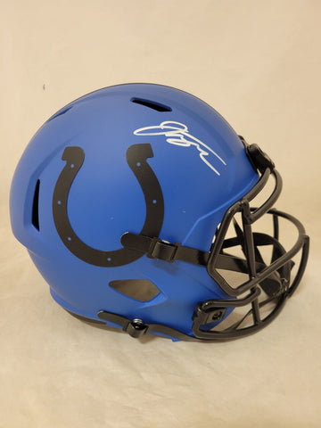 JONATHAN TAYLOR SIGNED INDIANAPOLIS COLTS RAVE SPEED REPLICA HELMET FANATICS