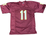 Dexter Jackson Signed Florida State Seminoles Jersey (Beckett) S.B. XXXVII MVP