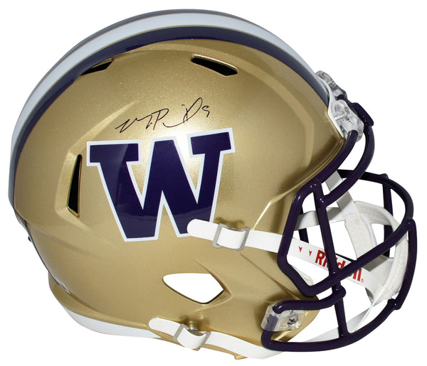 MICHAEL PENIX JR SIGNED WASHINGTON HUSKIES FULL SIZE SPEED HELMET BECKETT