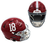 Josh Jacobs Signed Alabama Crimson Tide Speed Flex Authentic NCAA Helmet