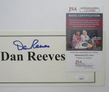 Dan Reeves NFL Coach Signed/Autographed Placard PSA/DNA 205627