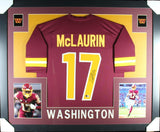 Terry McLaurin Signed Washington Commanders 35x43 Framed Jersey (Beckett)