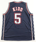 Jason Kidd Signed New Jersey Nets Jersey (Beckett) #2 Overall Pick 1994 Draft