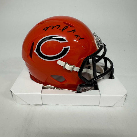 Autographed/Signed Montez Sweat Chicago Bears Alternate Mini Helmet BAS COA