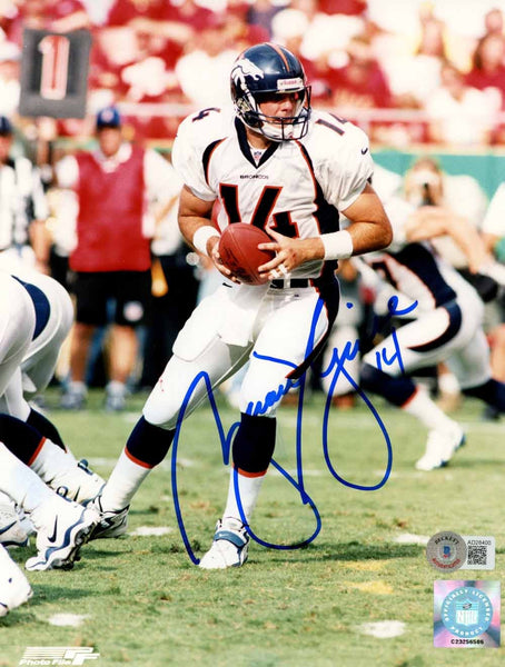 Brian Griese Autographed/Signed Denver Broncos 8x10 Photo Beckett 50447