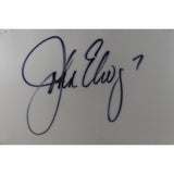 John Elway Autographed/Signed NFL Logo Football Beckett Authentication 50043