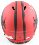 James Cook Autographed Buffalo Bills F/S Rave Speed Helmet- Beckett W Hologram