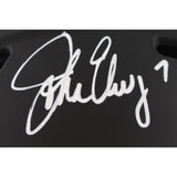 John Elway Autographed Denver Broncos Authentic Eclipse Helmet Beckett 50220