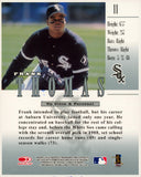 White Sox Frank Thomas Signed 8.5x11 1998 Donruss #11 Trading Card JSA #CD80557
