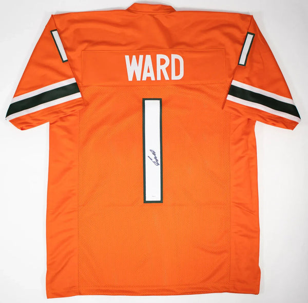 Cam Ward Signed Miami Hurricanes Jersey (JSA COA) 2025 Top 5 Draft Pick ?