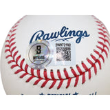 Jim Thome Autographed/Signed Cleveland Indians OML Baseball HOF 18 Beckett 50926