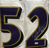 Ray Lewis Signed Baltimore Ravens M&N sz 44 Jersey w/HOF Beckett 40887