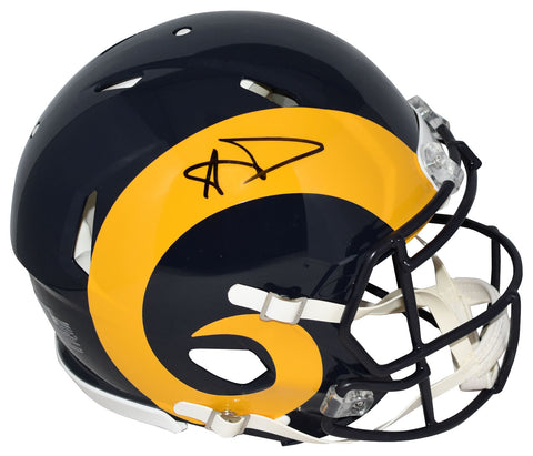 AARON DONALD SIGNED LOS ANGELES RAMS AUTHENTIC SPEED HELMET BECKETT