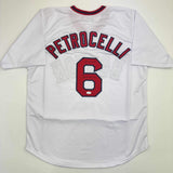 Autographed/Signed Rico Petrocelli HOF 1999 Boston White Baseball Jersey JSA COA