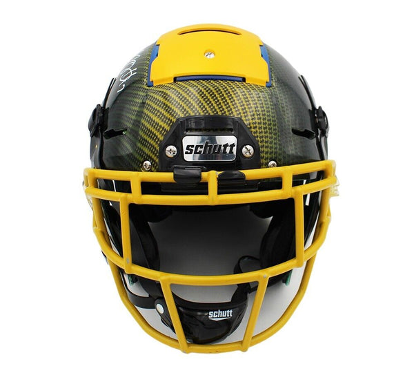 f7 helmet yellow Davante Adams Signed Green Bay Packers Schutt F7 Authentic Custom NFL – Super Sports Center