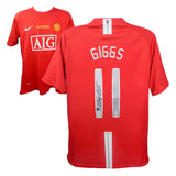Ryan Giggs Signed Manchester Utd 08 UCL Final Jersey #11 with Beckett Witness