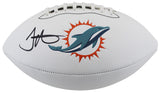 Dolphins Tyreek Hill Signed Franklin White Panel Logo Football BAS Witnessed