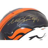 Neil Smith Autographed Denver Broncos VSR4 Replica Mini Helmet BAS 44176