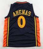 Gilbert Arenas Signed Warriors Oakland Throwback Jersey (Beckett) 3xNBA All Star