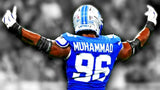 Al-Quadin Muhammad Signed Detroit Lions Jersey (Beckett) 2017 Draft Pick / L.B.