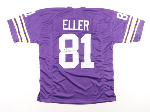 Carl Eller Signed Vikings Jersey (JSA) 1969 NFL Champion / Hall of Fame 2004