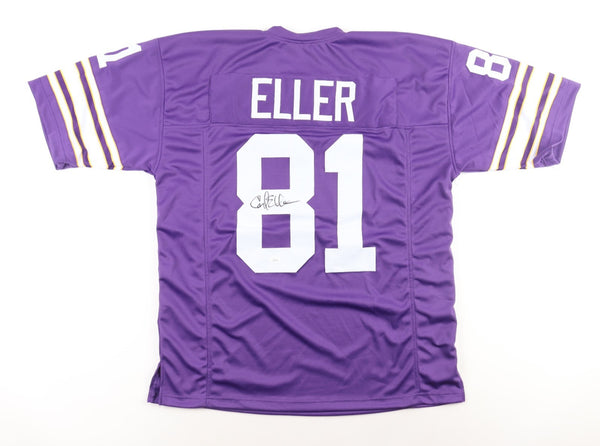 Carl Eller Signed Vikings Jersey (JSA) 1969 NFL Champion / Hall of Fame 2004