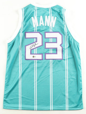 Tre Mann Signed Charlotte Hornets Jersey (Beckett) 2021 1st Round Draft Pick/ PG