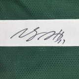Autographed/Signed DAVANTE ADAMS Green Bay Green Football Jersey JSA COA Auto