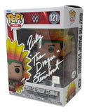 Ricky Steamboat Signed WWE Funko Pop #101 The Dragon Inscribed JSA QR