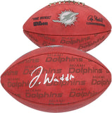Jaylen Waddle Miami Dolphins Autographed Duke Showcase Football
