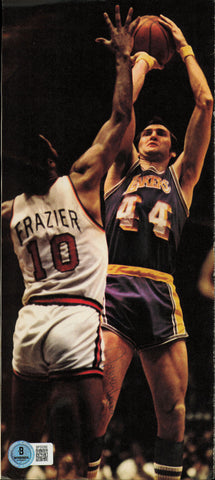 Jerry West Autographed 5x11 Magazine Page Photo Lakers Beckett QR #BP55266