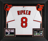 Orioles Cal Ripken Jr. Authentic Signed White Nike Framed Jersey Fanatics