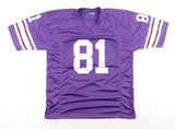 Carl Eller Signed Minnesota Vikings Jersey (JSA) 1969 NFL Champs / HOF 2004 / DE