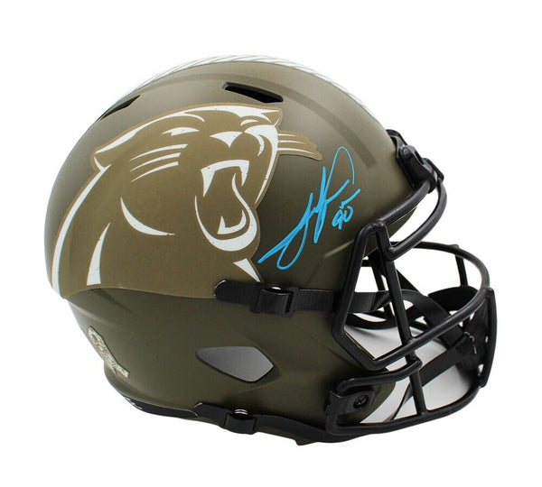 Julius Peppers Signed Carolina Panthers Speed Full Size STS Helmet
