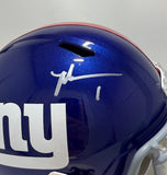 NY Giants MALIK NABERS Signed Full Size Replica Speed Helmet AUTO - Fanatics