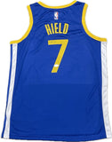 Buddy Hield Signed Jersey PSA Golden State Warriors Autographed
