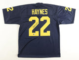 Justice Haynes Signed Wolverines Jersey (Beckett) 2025 Michigan Running Back