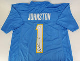 Quentin Johnston Signed San Diego Chargers Jersey (Beckett) 2023 1st Round Pk WR