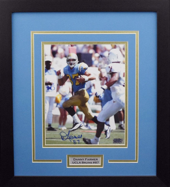 DANNY FARMER AUTOGRAPHED UCLA BRUINS 8x10 FRAMED PHOTO COA