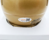 Raghib "Rocket" Ismail Signed Notre Dame Fighting Irish Mini Helmet (JSA) W.R.