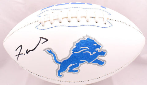 Jameson Williams Autographed Detroit Lions Logo Football-Beckett W Hologram
