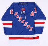Rick Nash Signed New York Rangers Blue Road Adidas Style Jersey (JSA COA)