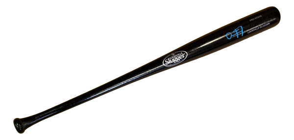 Eduardo Quintero Los Angeles Dodgers Signed Black Louisville Slugger Bat BAS