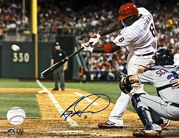 Phillies World Series Champ RYAN HOWARD Signed 8x10 Philadelphia photo #1 AUTO
