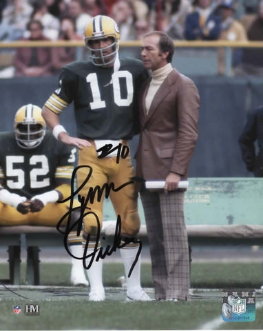 LYNN DICKEY - Green Bay Packers Quarterback - Signed 8x10 Photo #3 AUTO