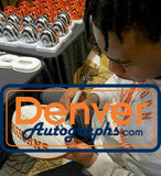 Joseph Ossai Autographed/Signed Texas Longhorns Logo Football Beckett 35384