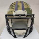 ROQUAN SMITH SIGNED BALTIMORE RAVENS CAMO SPEED MINI HELMET BECKETT